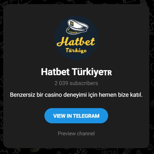 Hatbet Telegram